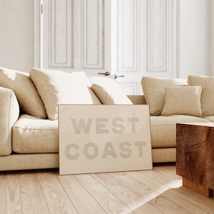 West Coast Print Coastal Cowgirl Decor Coastal Wall Art Neutral Wall Art Digital Print Coastal Cowgirl Aesthetic Trendy Printable Wall Art