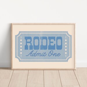 Western Preppy Wall Art Rodeo Cowgirl Print Preppy Room Decor Trendy Digital Art Poster Aesthetic Pink Wall Print Vintage