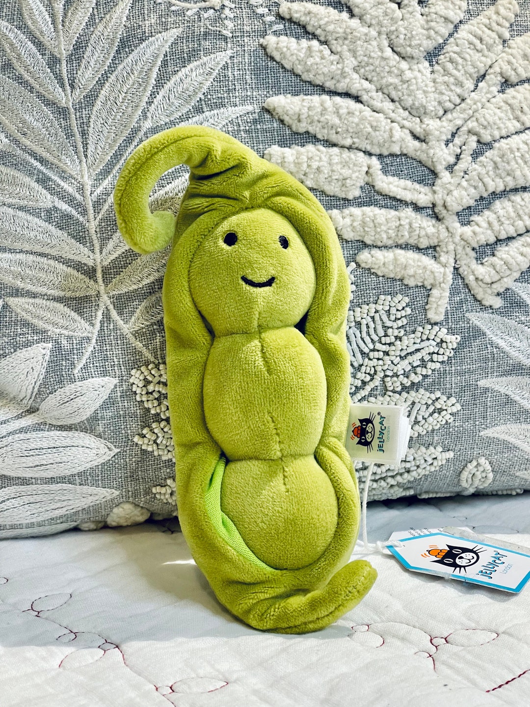 NEW Jellycat Vivacious Vegetable Pea Brand New With Tag Etsy UK