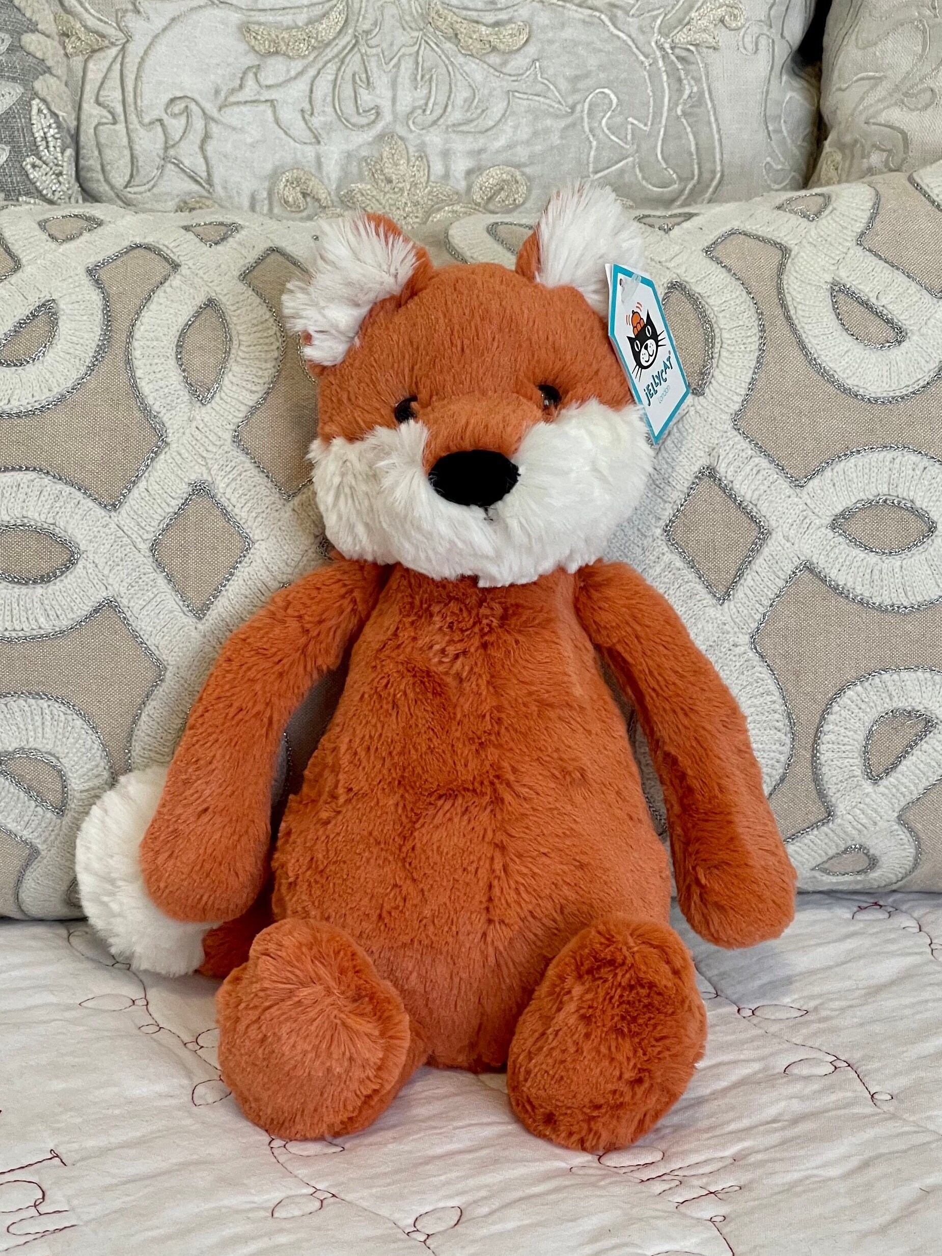 NEW Jellycat Bushful Fox Brand New With Tag Etsy