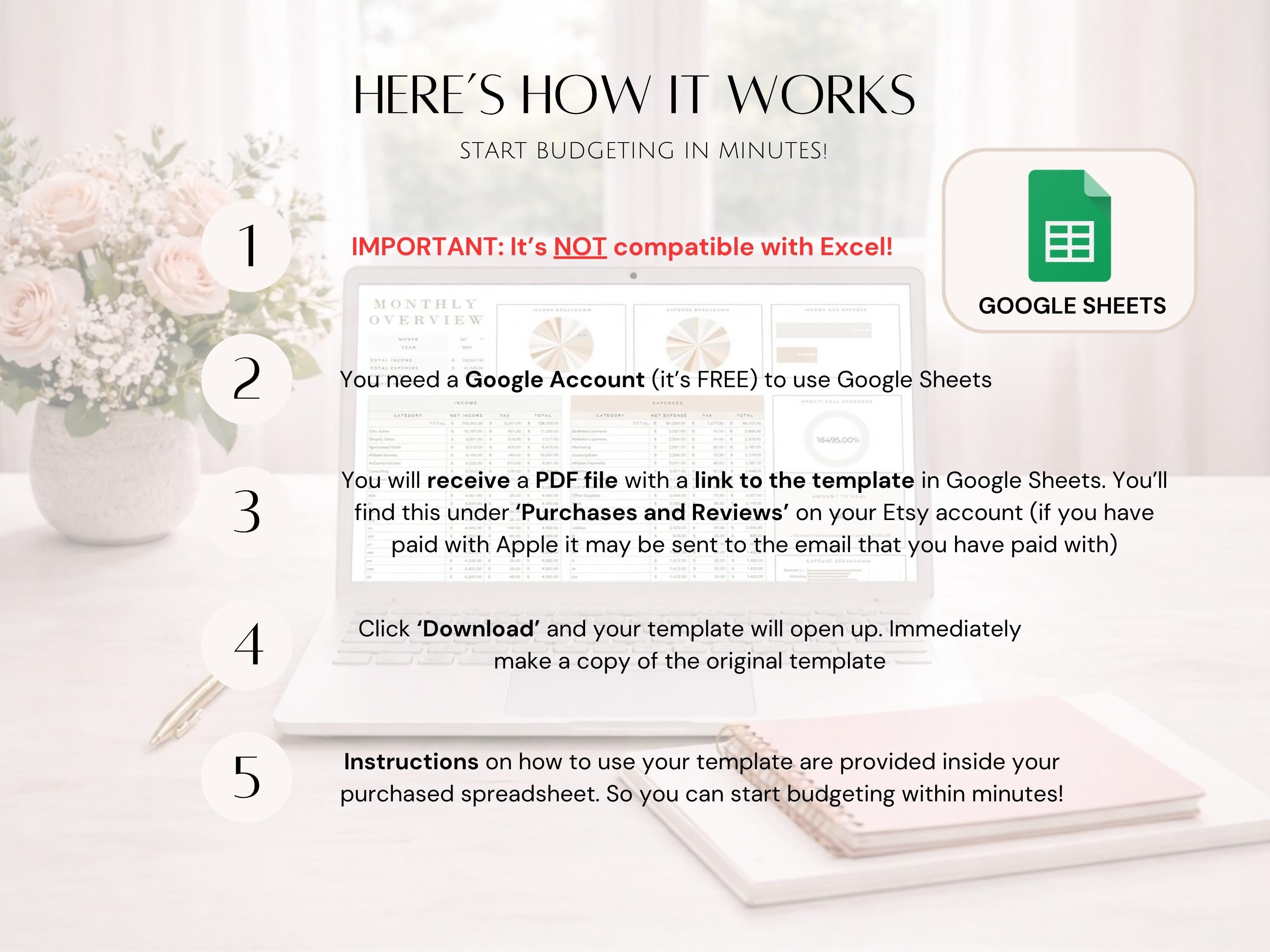 Event Planner Bookkeeping Spreadsheet Party Planning Expense Tracker ...