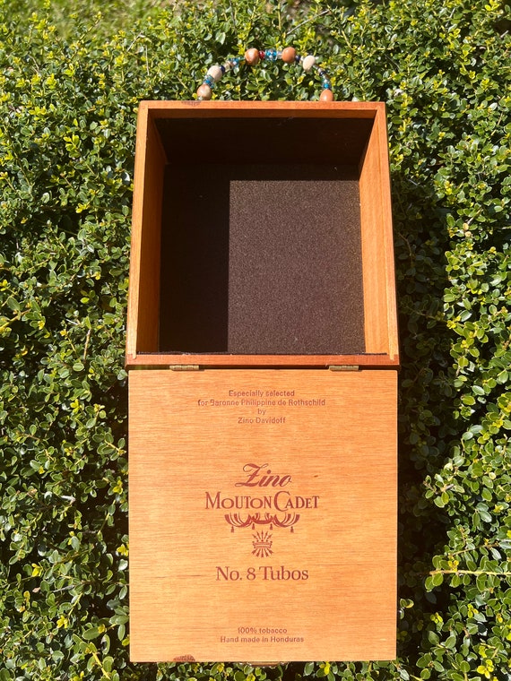 Zina Mouton Cadet VTG Cigar Box Purse Handmade On… - image 6
