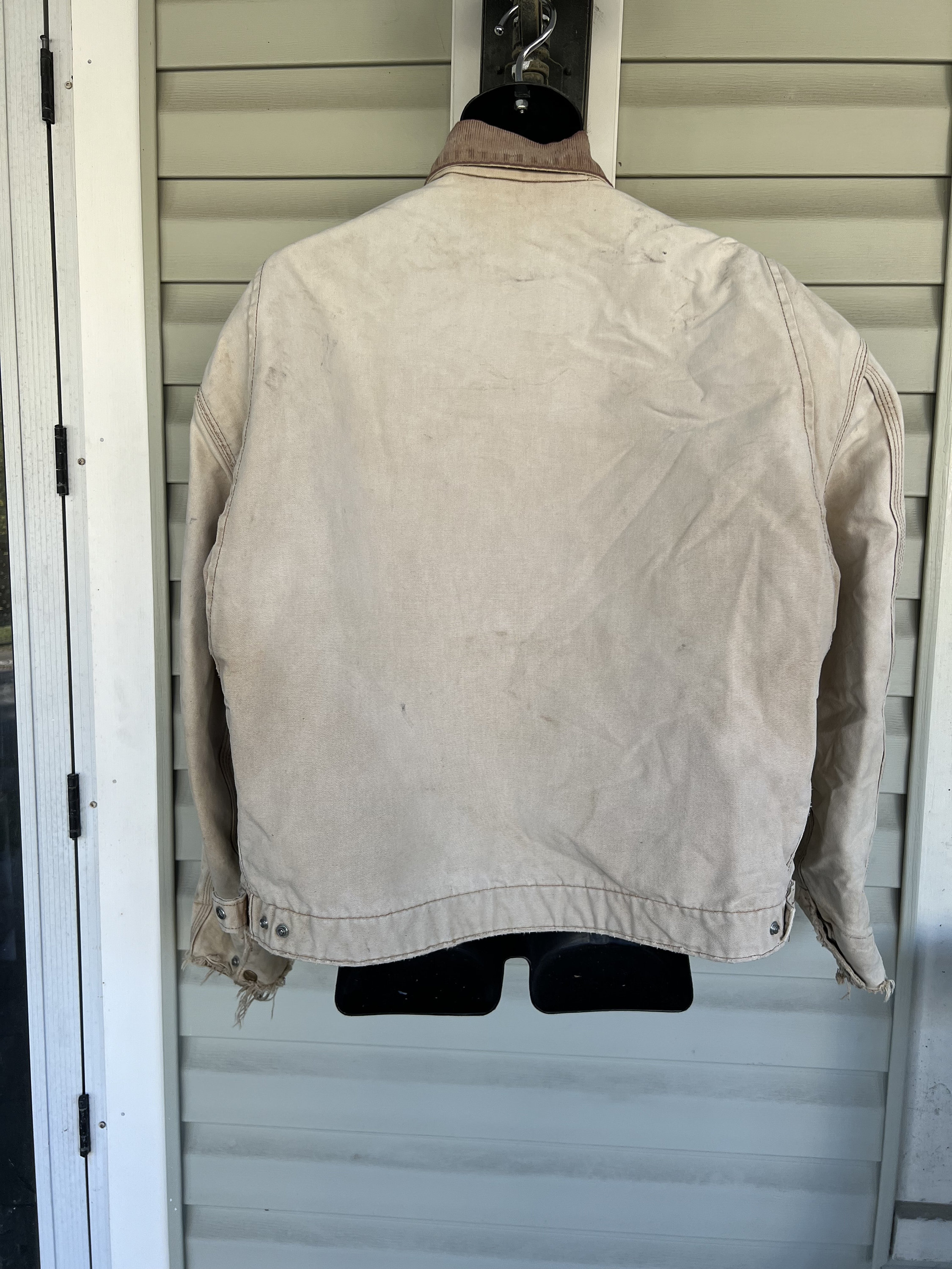 Carhartt Detroit Jacket Mens L? Blanket Lined VTG Canvas Tan Carhartt Detroit Jacket Mens L? Blanket Lined VTG Canvas Tan