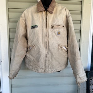 Carhartt Detroit Faded Tan Jacket - Etsy