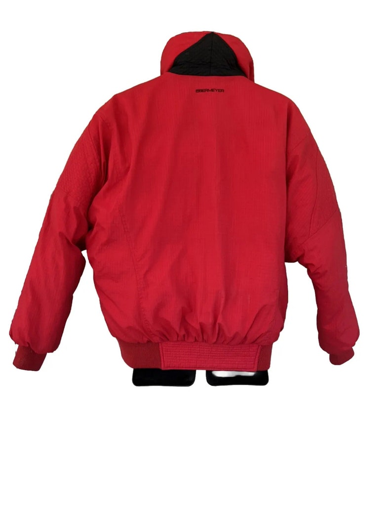 OBERMEYER VTG 80s Snowbird Red Goose Down Puffer Ski Jacket Womens 14 ...