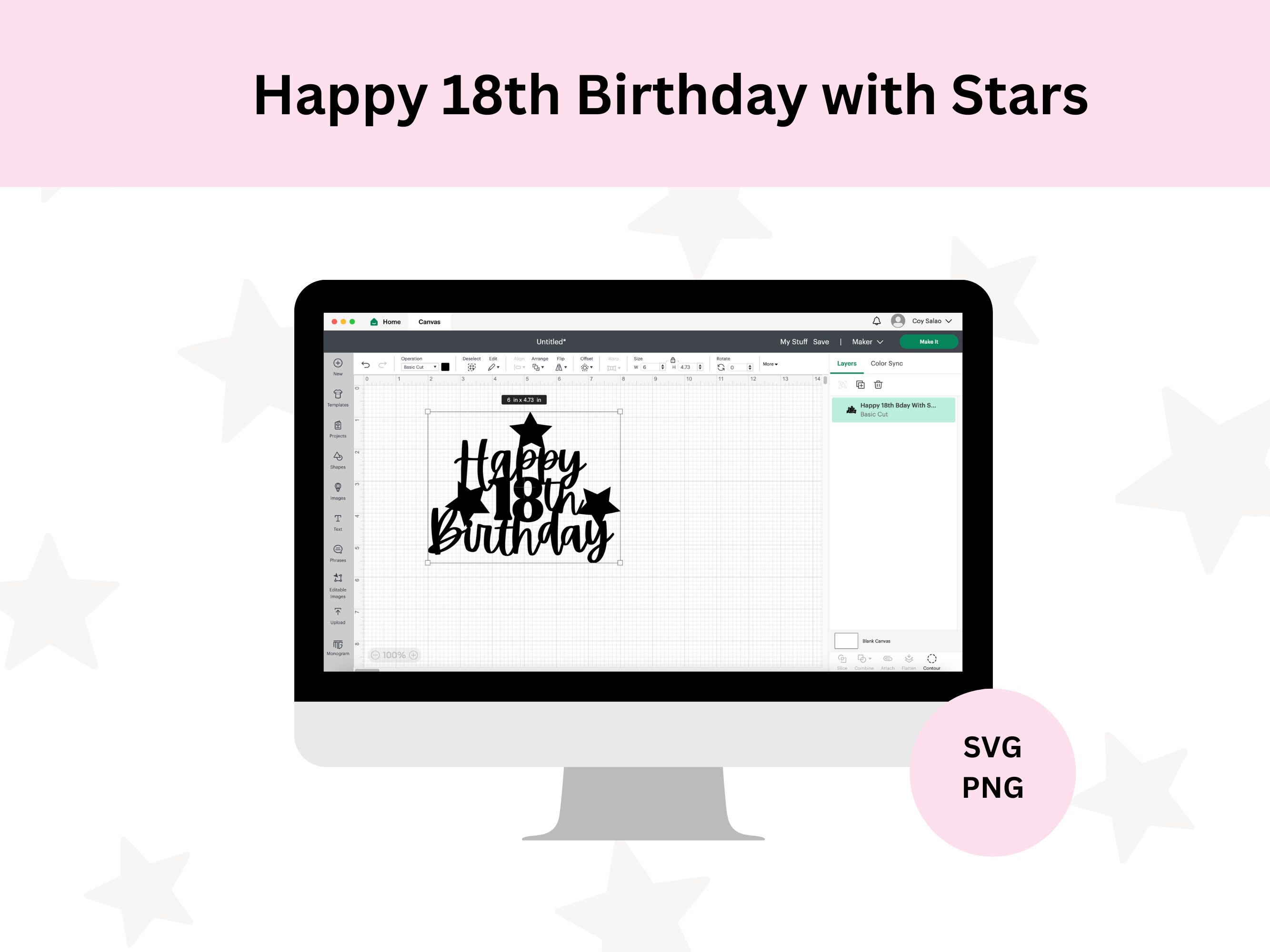 Happy 18th Birthday Cake Topper Svg 18th Birthday SVG - Etsy Australia