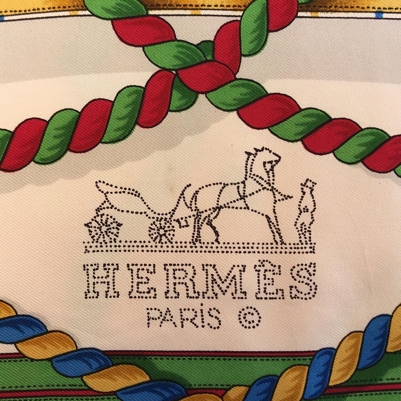 Vintage Hermes Scarf - Etsy