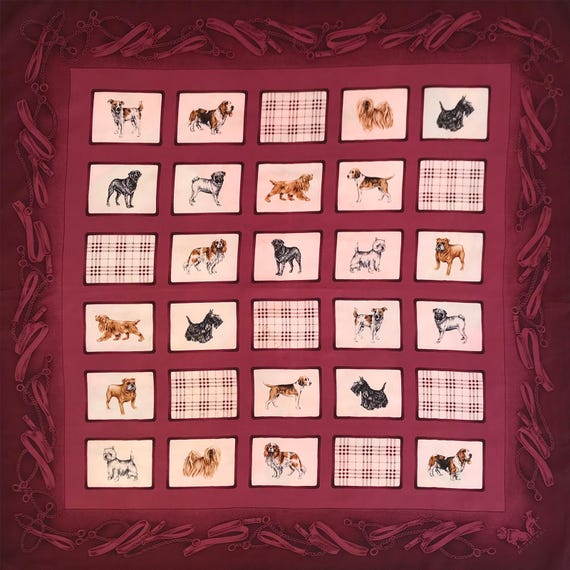 Vintage Women’s Silk Scarf – Burberry Silk Scarf, Christian Dior Silk Scarf, Authentic Luxury Fashion