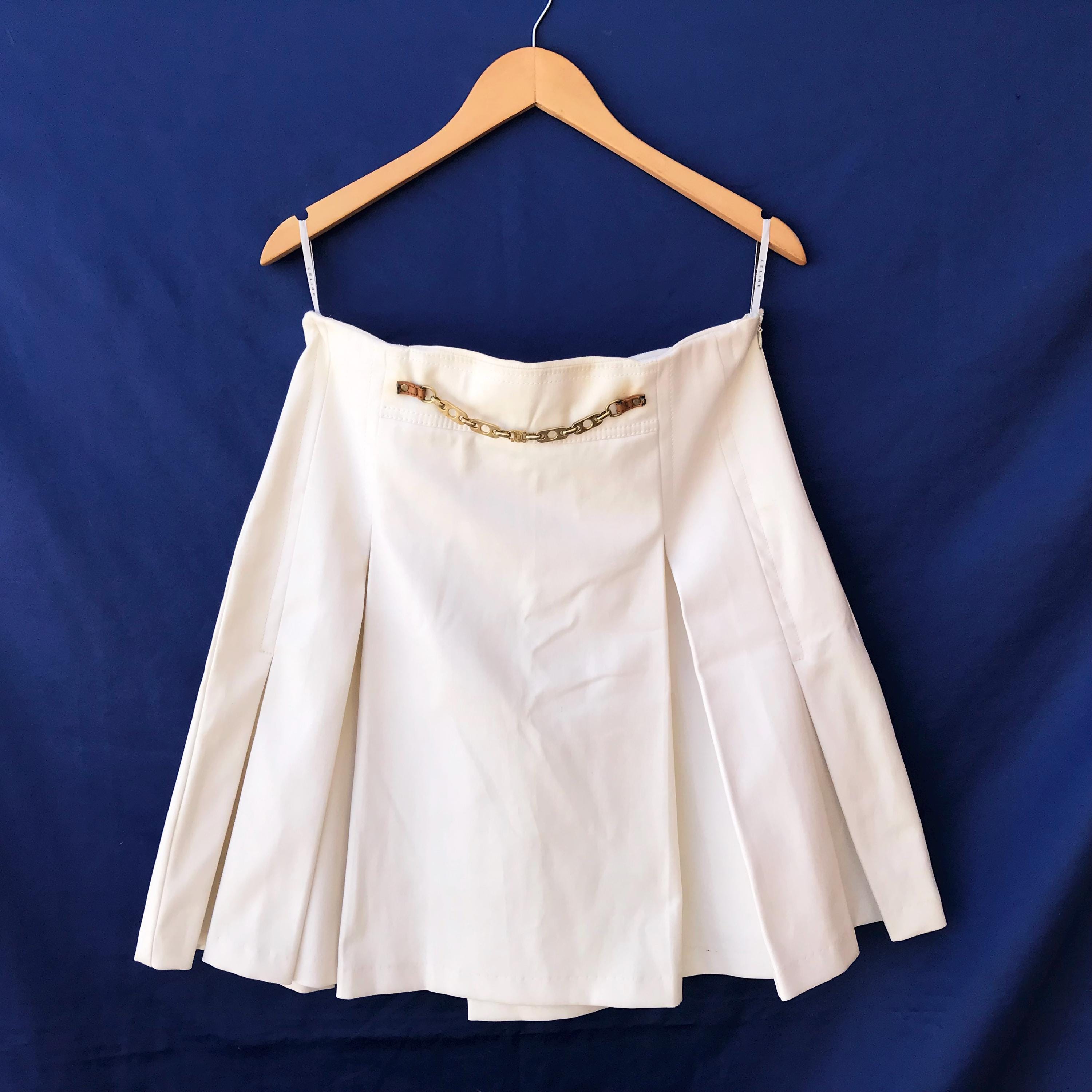 Celine Vintage linen skirt セリーヌ スカート リネン Rare Vintage Celine Linen Skirt Skirt Celine Vintage Size 0 Length