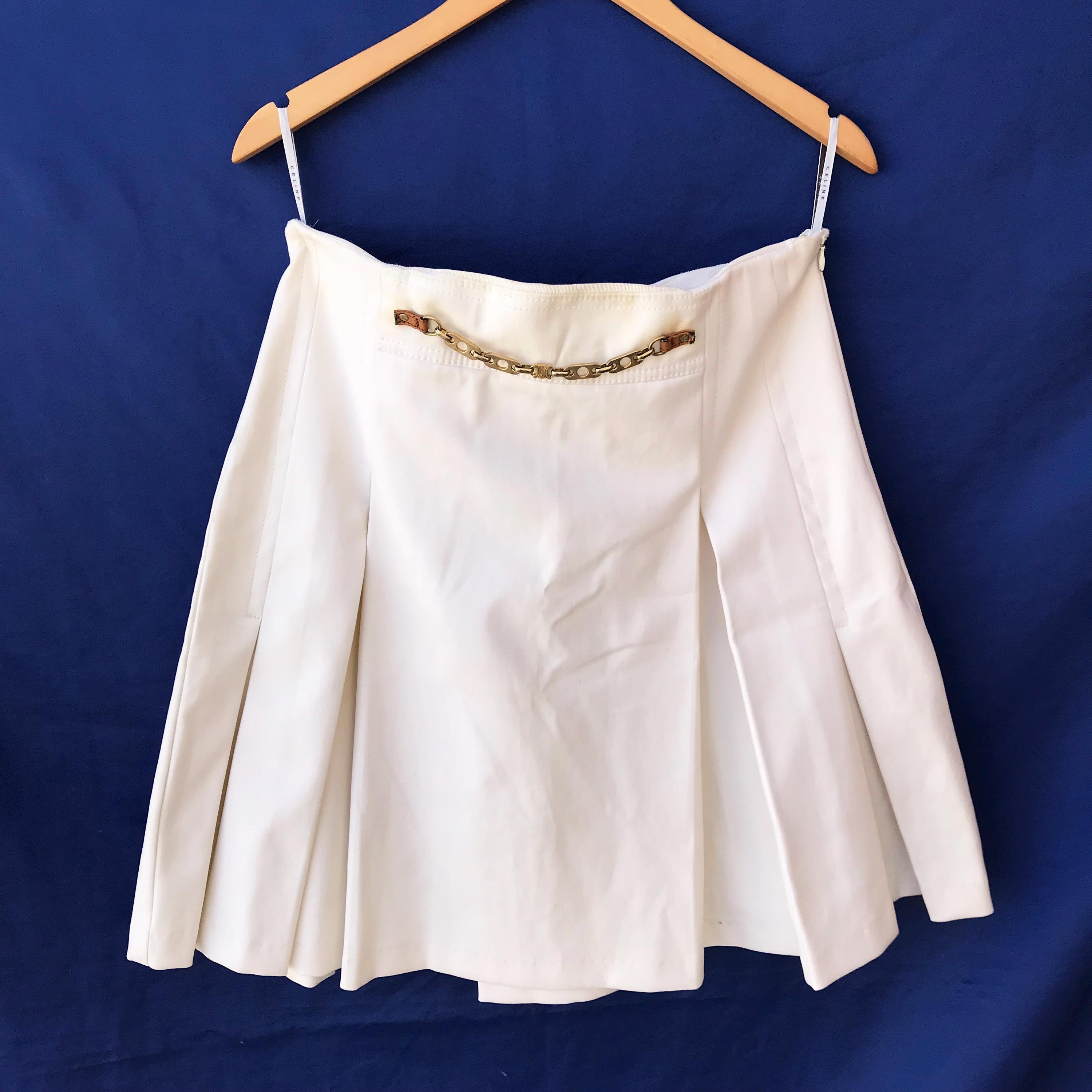 Rare Vintage Celine Linen Skirt