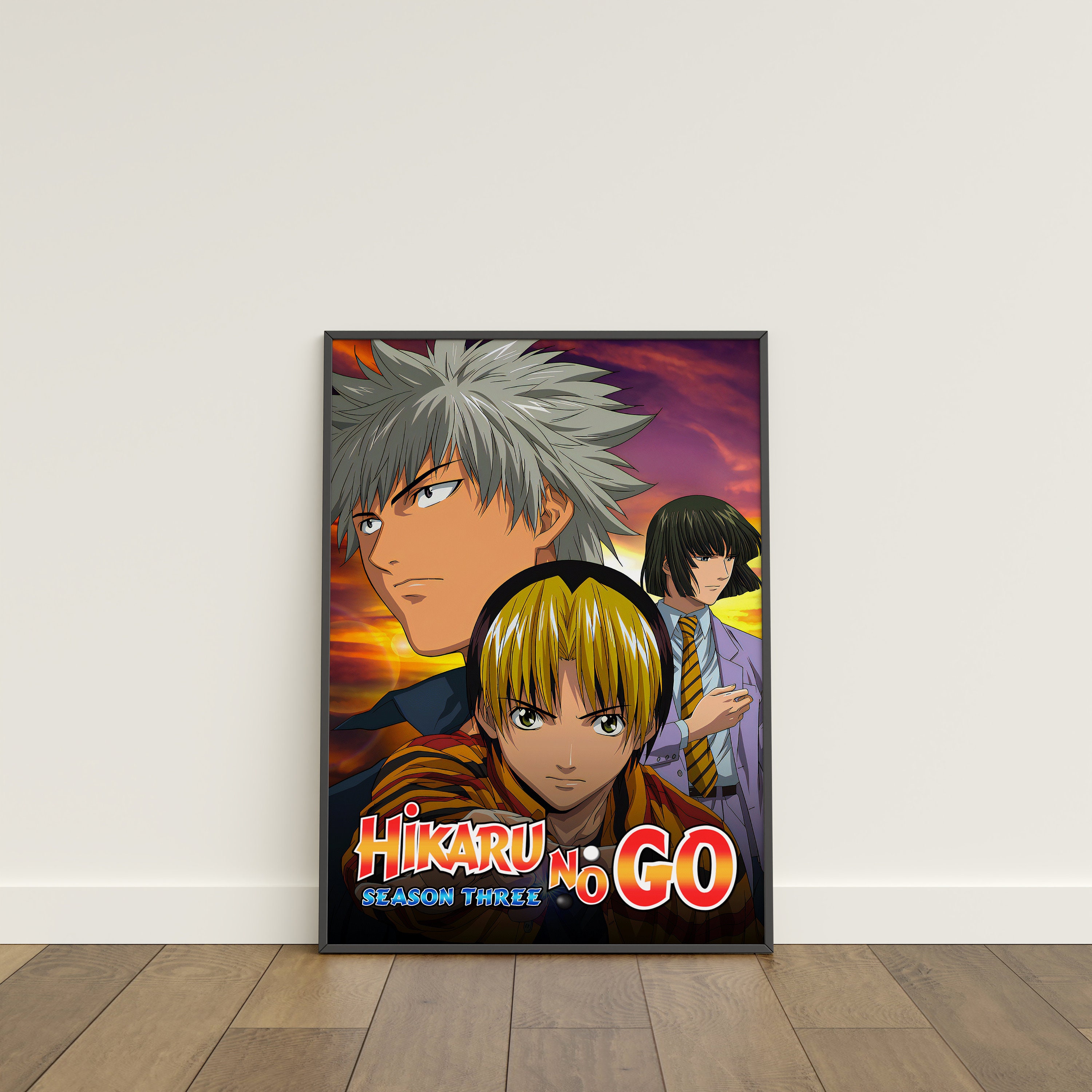 Hikaru no Go Manga Poster  Arte com personagens, Arte mangá, Animes manga