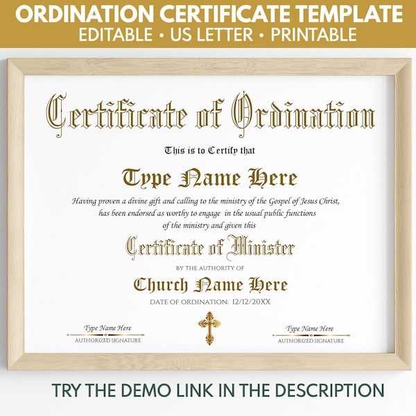 Deacon Ordination Template Etsy