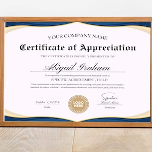Event Organizer Certificate - Recognize Contributions to Successful Events