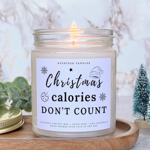 Funny Christmas Candle: Holiday Humor Gift, Festive Winter Decor