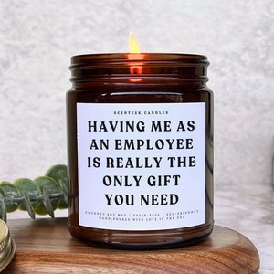 Having Me As An Employee Is Really The Only Gift, Funny Gift for Boss, Gift from Employee for Boss, Going Away Gift For Boss, Boss Day Gift