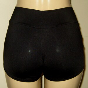 High waist banded swimwear shorts