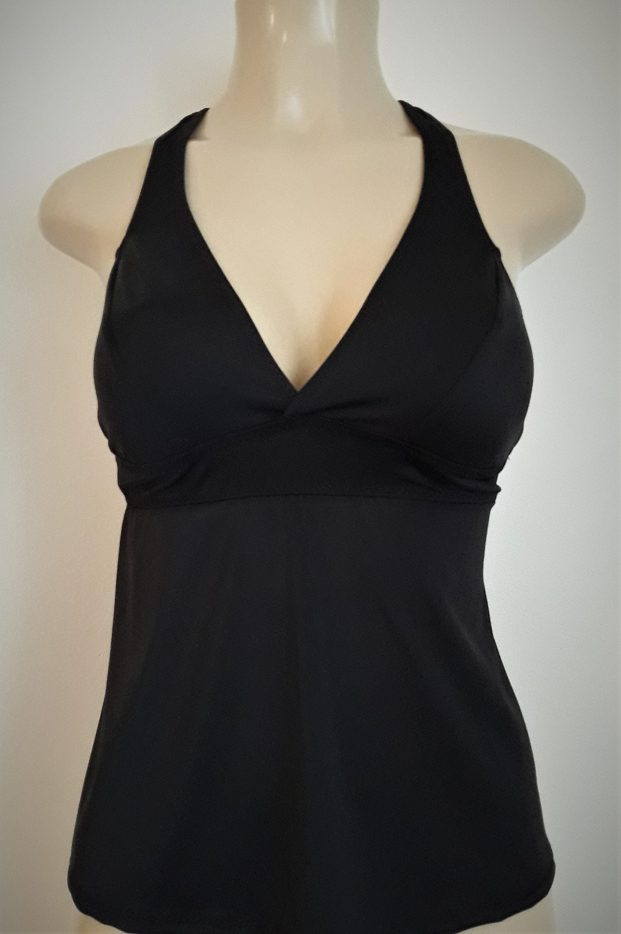 Open Back Tankini Tops, Crisscross Back Swimwear, Women's Tankini