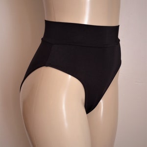 High Waist Bikini Bottoms, Banded Swimwear Bottoms, High Leg Swimsuit Bottoms, Custom Made Swimsuits