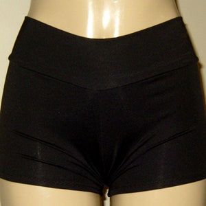Black swimwear shorts womens