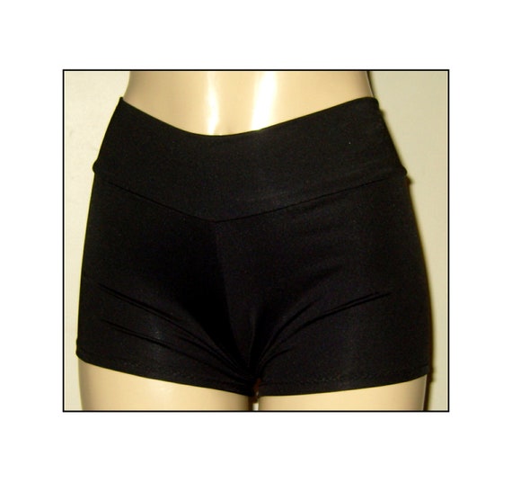 High Waisted Swim Shorts: Banded Waist, Full Coverage Swimwear