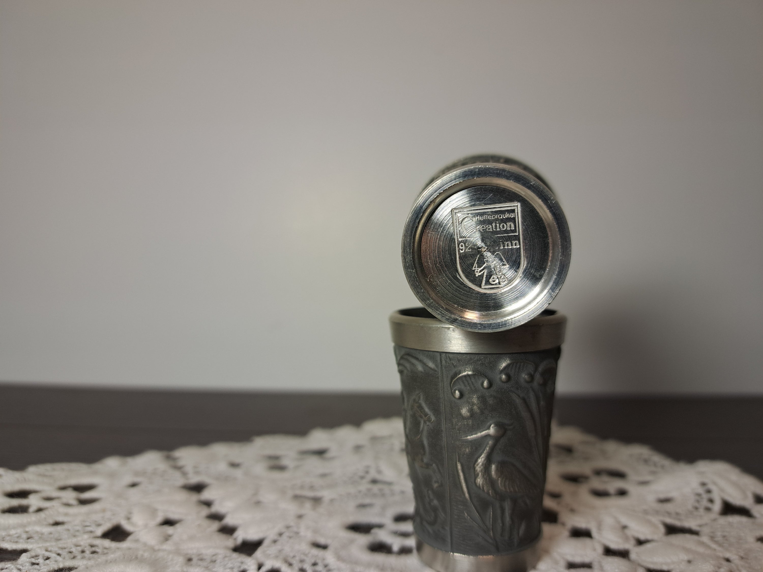 Vintage Pewter Shot Glass Etsy Canada