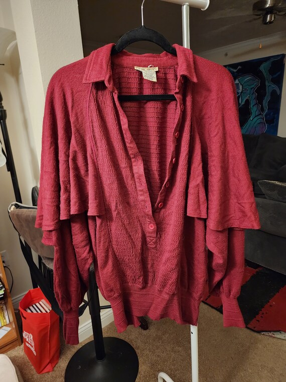 Pull Vintage Marc D'Alcy En Laine Beige - Taille M Pour Femme - Occasion Très Bon état