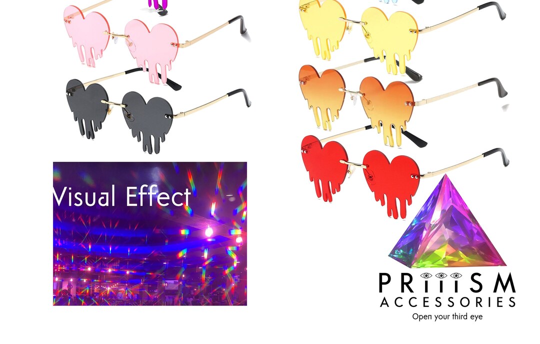 Rainbow Light Diffraction Glasses by Priiism Accessories Etsy