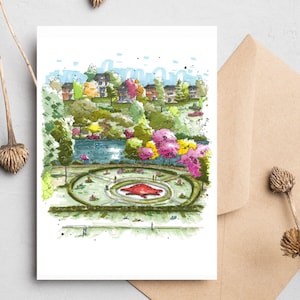 Fleurs de cerisier Sakura à High Park, Toronto, carte de voeux, Urban Sketch, Downtown Sketcher