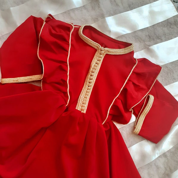 Caftan robe pour fille