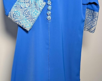 Jellaba for girls in silk crepe