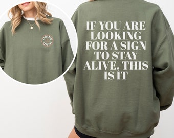 Självmordsprevention - Psykisk hälsa - Tröja - Unisex tröja med rund hals