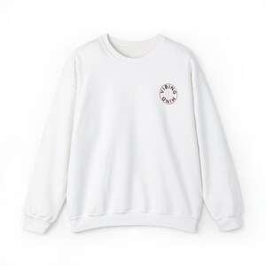 Sudadera unisex con cuello redondo de amor propio de salud mental, en mi jersey de la era del amor propio imagen 7