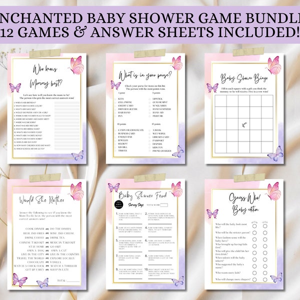 Enchanted to meet you baby shower games, enchanted to meet you baby shower, Swiftie baby shower, enchanted to meet you baby shower bundle