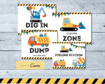 construction birthday party 1, dump truck party, construction birthday decor, boys birthday party, construction birthday party