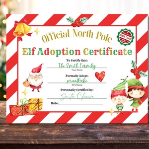 Christmas Elf Introduction, Elf Kit, Letter From Santa, Elf Printable, Elf Welcome Letter, Elf ...