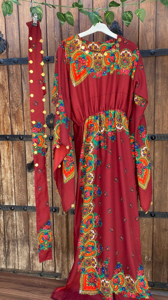 Kurdish Dress Traditional Kaftan Abaya, Kras Fistan Newroz Wedding