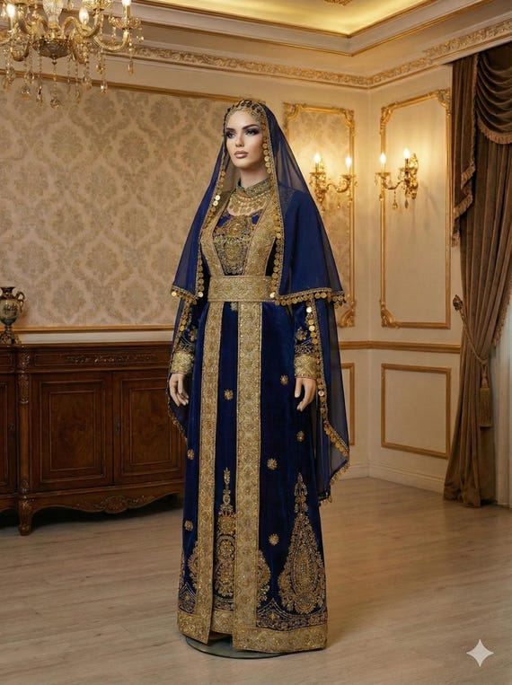 blue kurdish dress Chopi