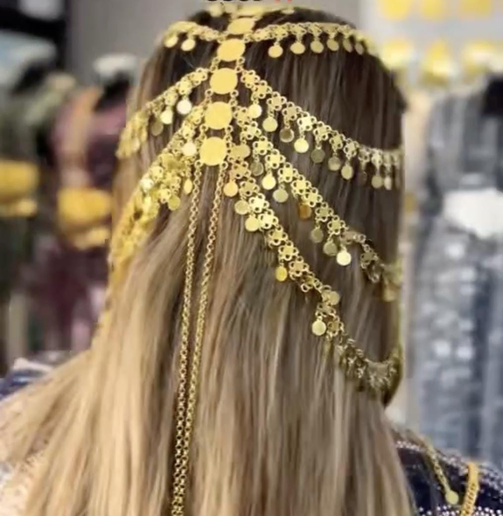 Arabic Coin Head Chain Arabian Head Jewellery Sale