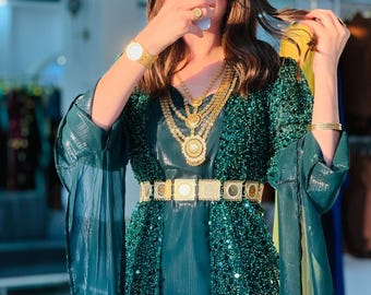 Kurdish Dress Traditional Kaftan Abaya, Kras Fistan Newroz Wedding Outfit Standart Size
