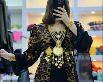 Kurdish Dress Traditional Kaftan Abaya, Kras Fistan Newroz Wedding