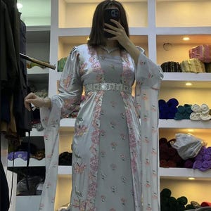 Kurdish Dress Traditional Kaftan Abaya, Kras Fistan Newroz Wedding Outfit