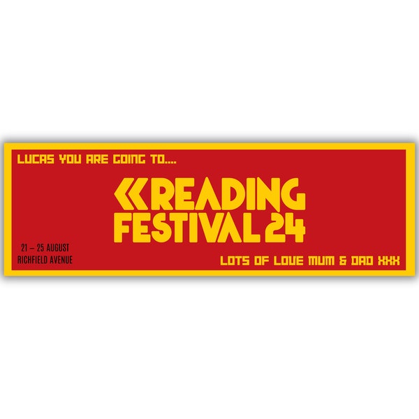 Reading Festival 2024 Surprise Ticket Reveal