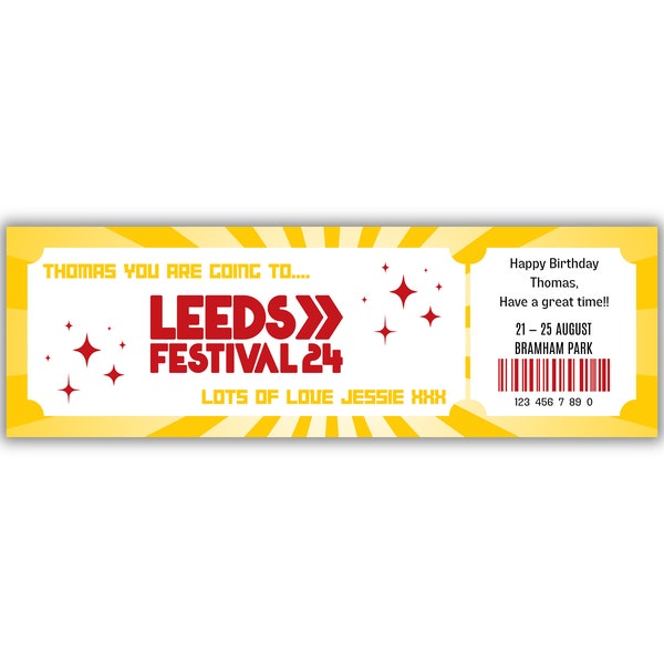 Leeds Festival 2024 Surprise Ticket Reveal