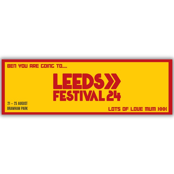 Leeds Festival 2024 Surprise Ticket Reveal
