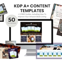 500+ KDP A+ Content Mockup Canva Templates Bundle for FREE Canva ...