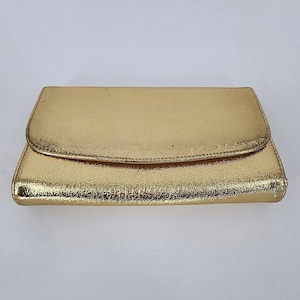 Vintage Gold Metallic Clutch Purse
