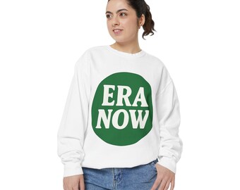 Felpa femminista ERA NOW, girocollo, abbigliamento minimalista per i diritti delle donne