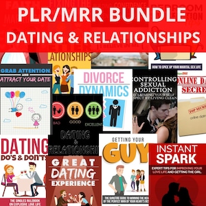 280 Dating & Relationships PLR/MRR eBooks Bundle - Love, Communication, Online Dating, Break Up, Tips, Marriage and More - Do Not Miss!