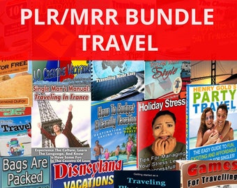 55 Travel PLR / MRR eBooks Bundle - Günstige Reisen, Traumurlaub, Tipps, Abenteuerführer, Spiele, Last-Minute-Reisen!