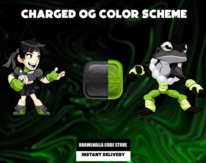 For Brawlhalla Charged OG Color Scheme Etsy